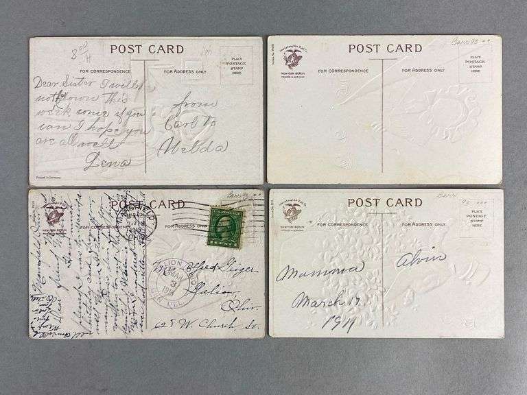 Postcards - 9 Ellen Clapsaddle Art Embossed St. Patricks Day