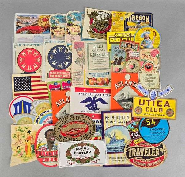 Group of 40+ Labels and More - Matthew Bullock Auctioneers