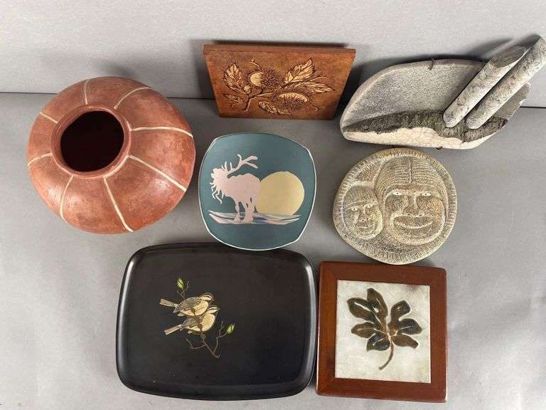 Group of Pottery Items and More - Matthew Bullock Auctioneers