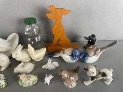 Group of Ceramic Animal Figurines and More - Matthew Bullock Auctioneers