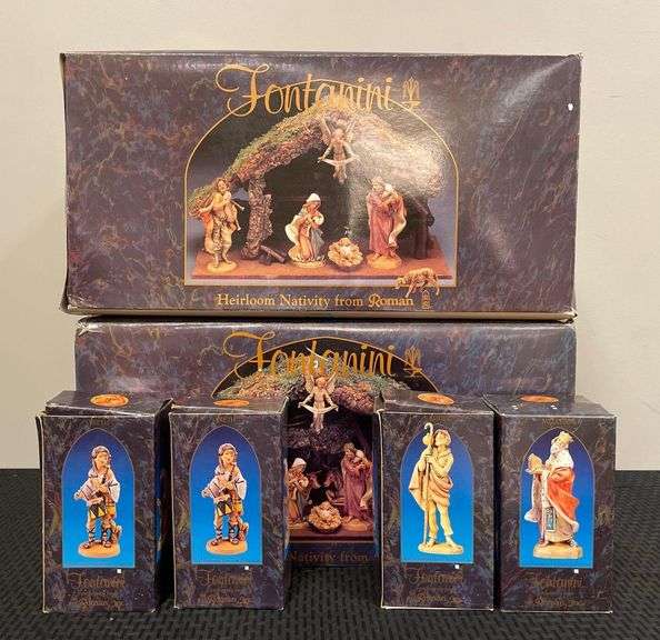 Group of Roman Inc. Fontanini Heirloom Nativity Figures Matthew