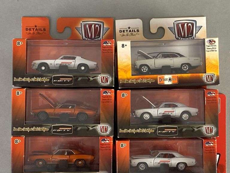 Group of 8 Castline M2 Machinrs Die-Cast Iconic Muscle Cars - Matthew ...