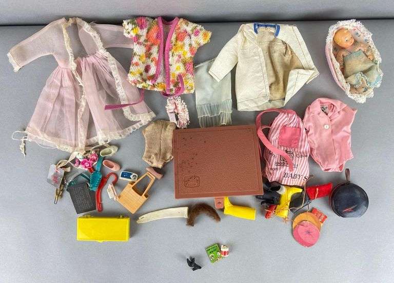 Group of Doll Clothing and More - Matthew Bullock Auctioneers