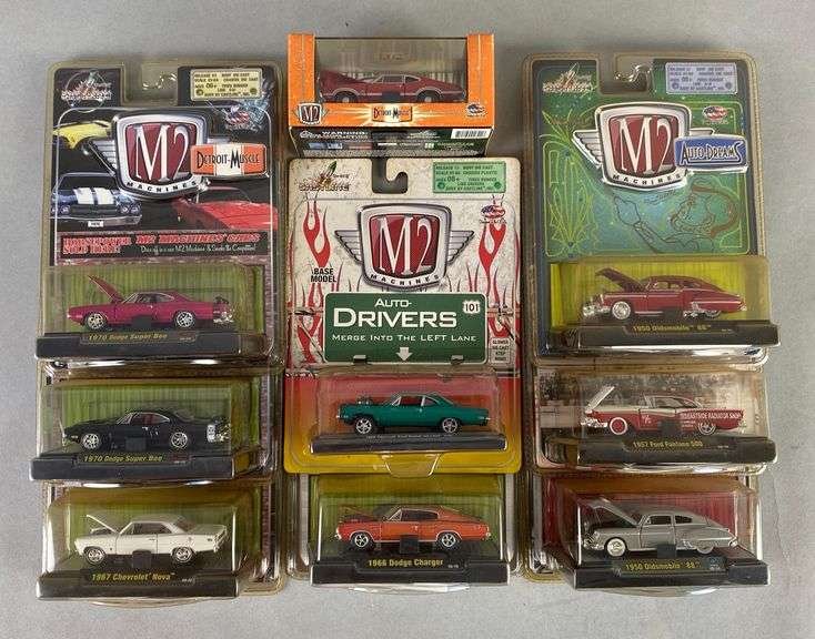 Group of 9 Castline M2 Machines Die-Cast Muscle Cars - Matthew Bullock ...