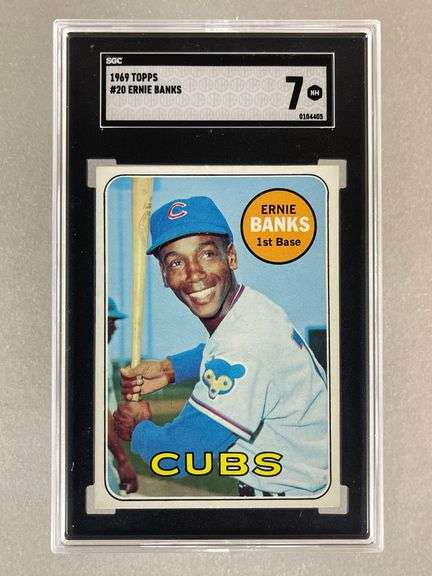 1969 Topps Earnie Banks #20 SGC 7