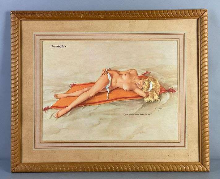 Alberto Vargas The Sixties Pin Up Framed Playboy Print Matthew