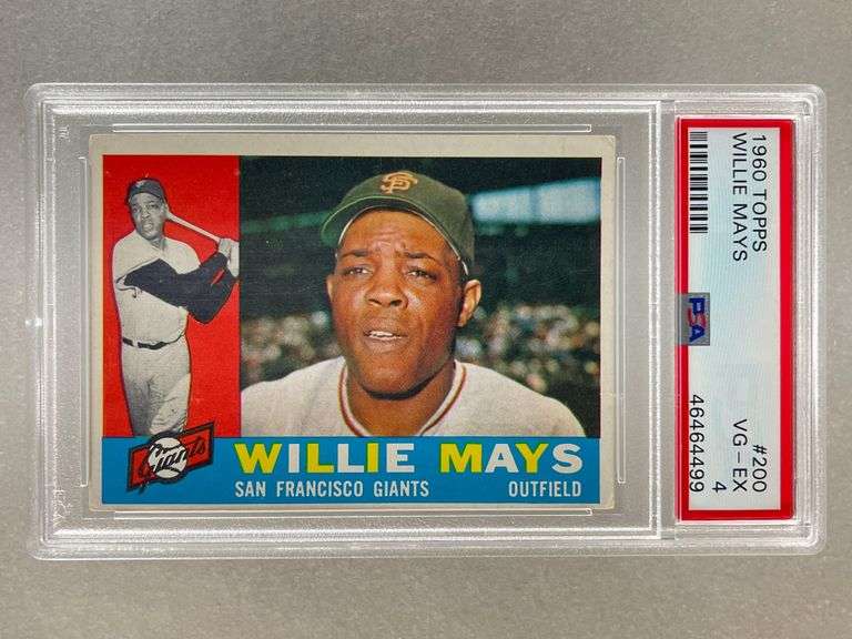 1960 Topps Willie Mays #200 PSA 4