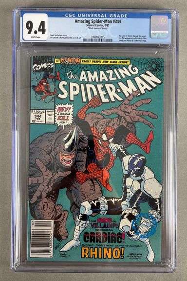 CGC Graded Marvel Comics Amazing Spider-Man No. 344
