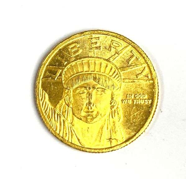 Money Metals Exchange Liberty 1/10 oz .9999 Gold Round