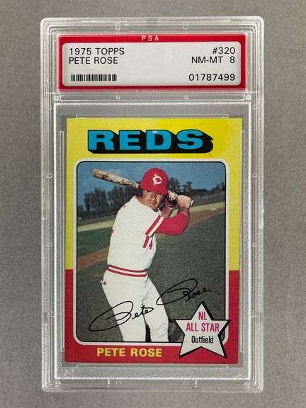 1975 Topps Pete Rose #320 PSA 8