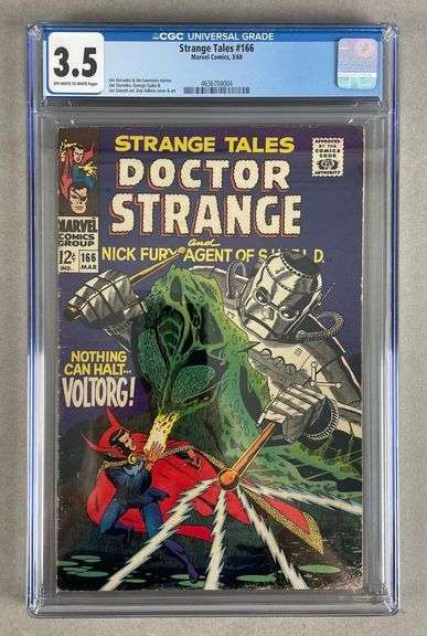 CGC Graded Marvel Comics Strange Tales No. 166
