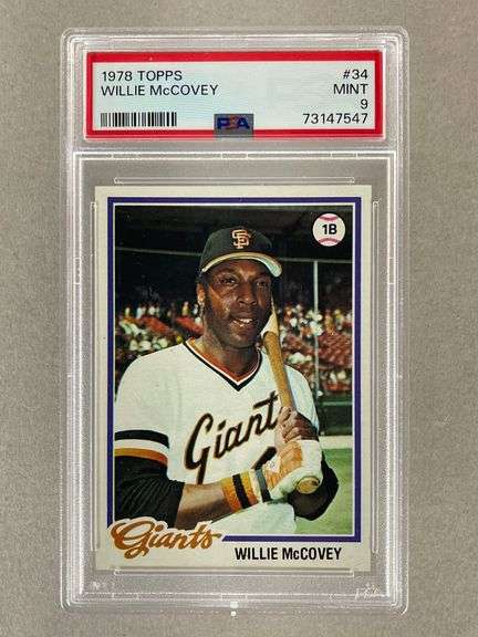 1978 Topps Willie McCovey #34 PSA 9