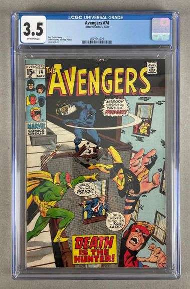 CGC Graded Marvel Comics Avengers No. 74