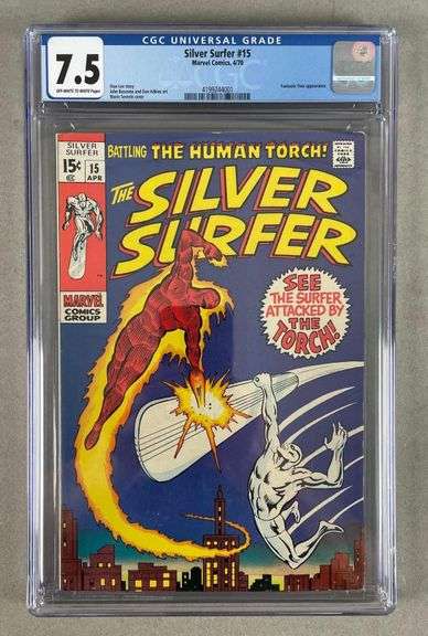 CGC Graded Marvel Comics Silver Surfer No. 15