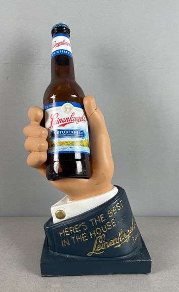 Leinenkugels Beer Resin Hand Back Bar Advertising Display