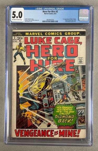 CGC Graded Marvel Comics Hero for Hire No. 2
