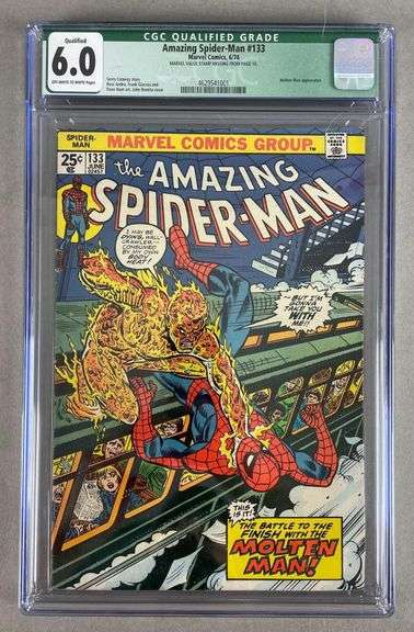 CGC Graded Marvel Comics Amazing Spider-Man No. 133