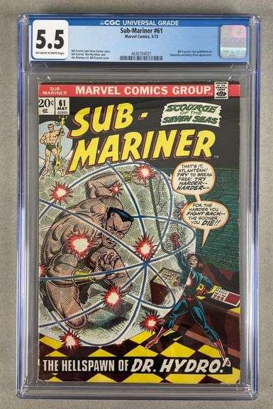 CGC Graded Marvel Comics Sub-Mariner No. 61