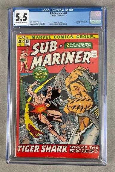 CGC Graded Marvel Comics Sub-Mariner No. 45