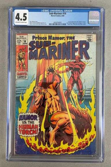 CGC Graded Marvel Comics Sub-Mariner No. 14
