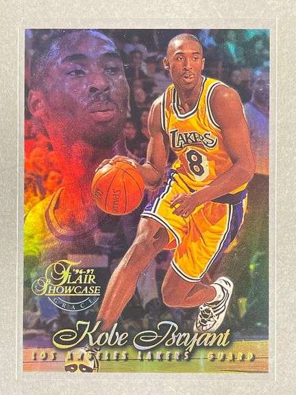 1996 Flair Showcase Row 1 Kobe Bryant Rookie