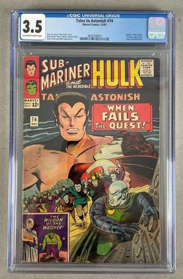 CGC Graded Marvel Comics Tales to Astonish No. 74