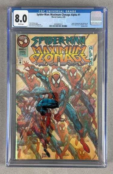 CGC Graded Marvel Comics Spider-Man Maximum Clonage Alpha No. 1