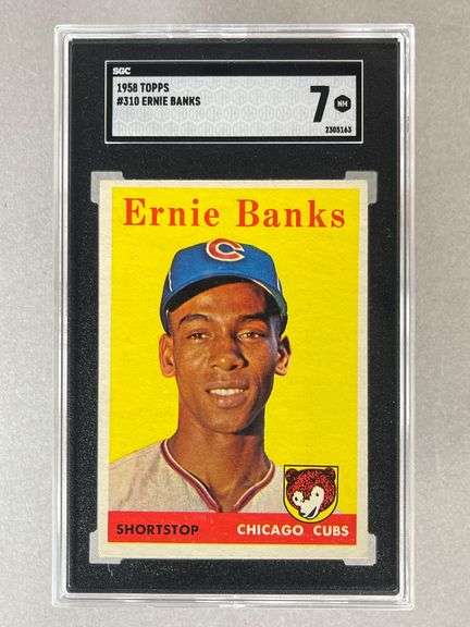 1958 Topps Ernie Banks #310 SGC 7