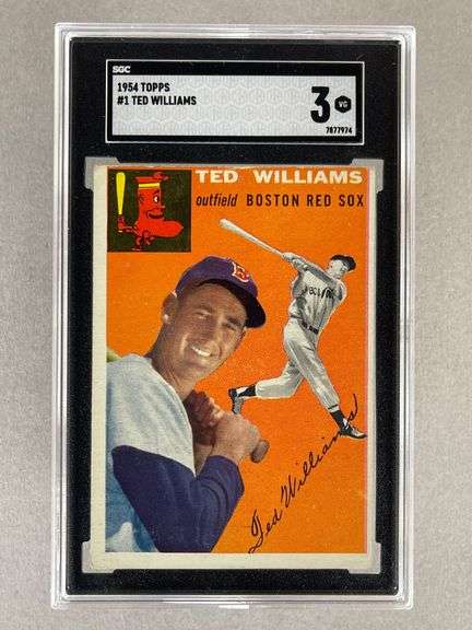 1954 Topps Ted Williams #2 SGC 3