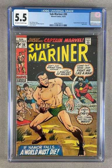 CGC Graded Marvel Comics Sub-Mariner No.  30