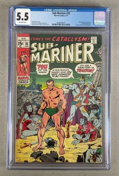 CGC Graded Marvel Comics Sub-Mariner No. 33