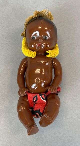 Vintage Baby Doll in African Garb