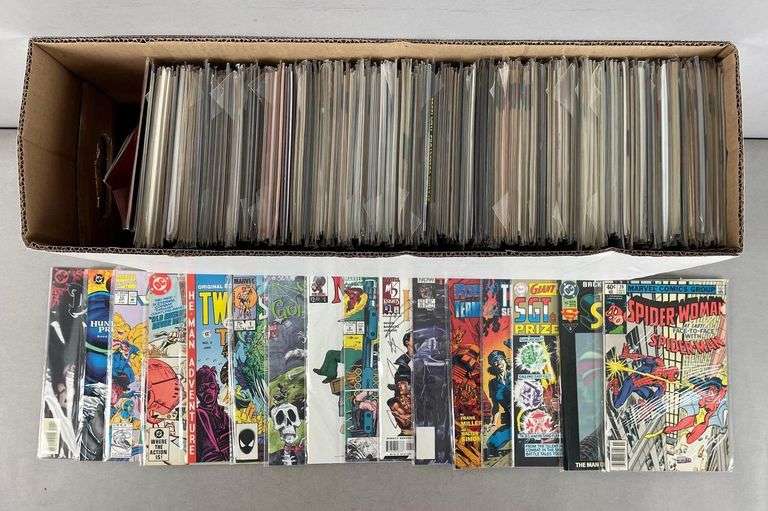 Long Box of Marvel / DC / Dark Horse Comic Books - Matthew Bullock ...