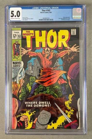 CGC Graded Marvel Comics Thor No. 163 - Matthew Bullock Auctioneers