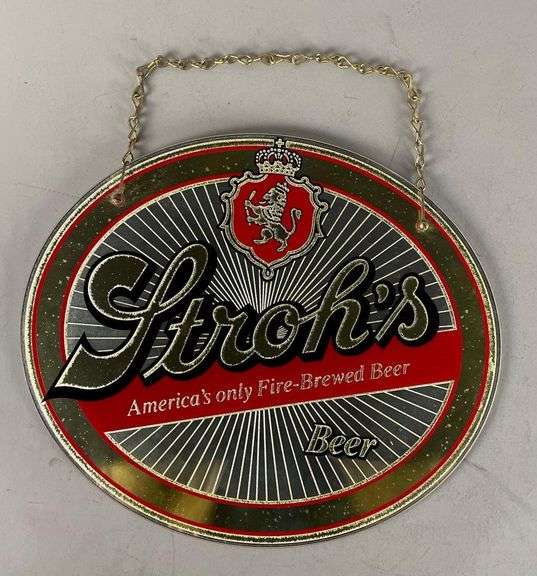 Strohs Beer R.O.G. Advertising Sign