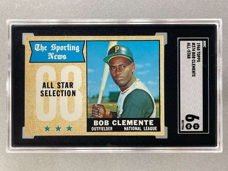 1968 Topps Bob Clemente All-Star #374 SGC 6