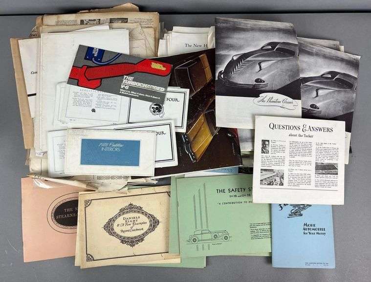 Large Group of Automobile Ephemera - Matthew Bullock Auctioneers