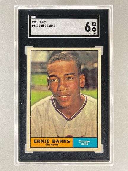 1961 Topps Ernie Banks #350 SGC 6