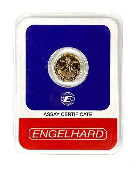 2025 Engelhard Prospector 1/10th oz 999.9 Fine Gold Round