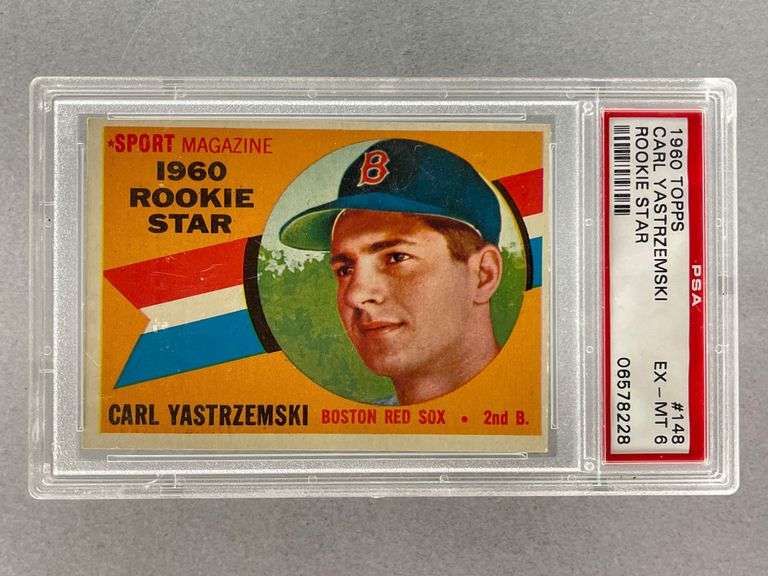 1960 Topps Carl Yastrzemski Rookie Star #148 PSA 6