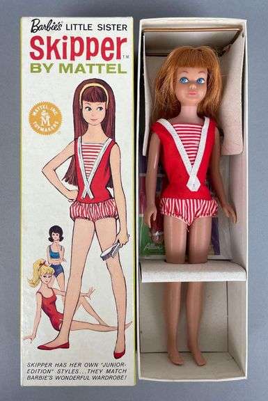 1963 Mattel Redhead Skipper Fashion Doll