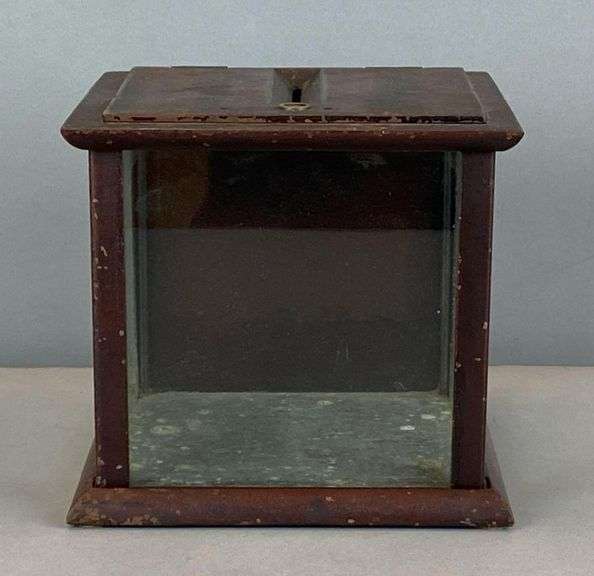 Antique Painted Metal Cash Register Receipt Box - Matthew Bullock ...