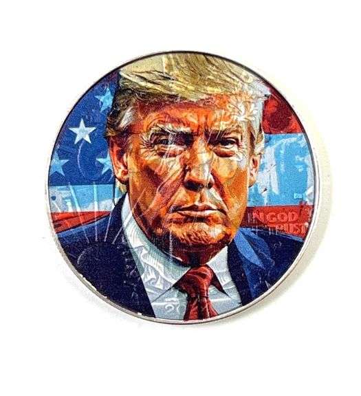 2024 Donald Trump Colorized 1 oz Silver American Eagle - Matthew ...