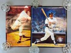 Group of 8 Assorted Baseball Posters - Matthew Bullock Auctioneers