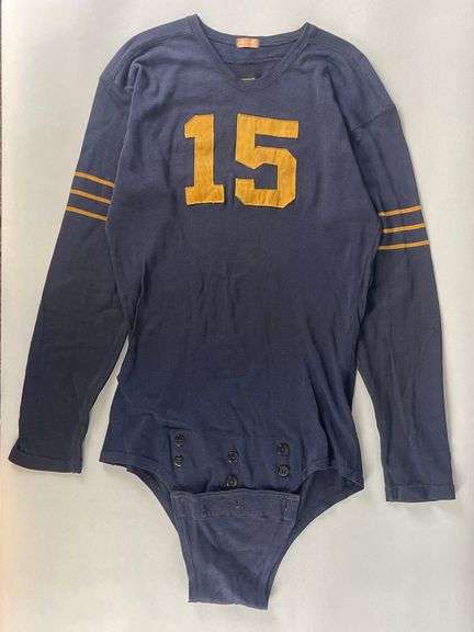 Maillot De Football Vintage Violet Années 20-30 - Marque O'Shea Knitting Mills - Laine - Taille 42 - Occasion Bon état