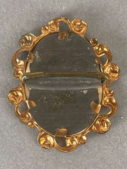 Rare 1915 PM1 Ornate Frame Pin Rube Foster - Matthew Bullock Auctioneers