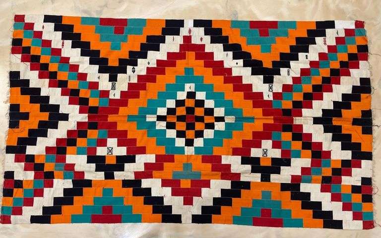 Latin Pattern Rugs Latin American Woven Rug - Matthew Bullock Auctioneers