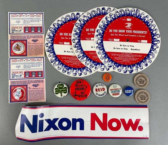 Group of Assorted Political Items Matthew Bullock Auctioneers