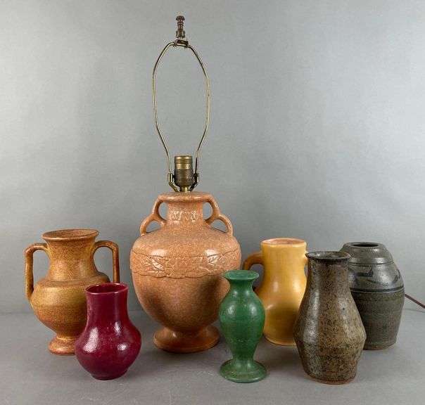 Group of Pottery Vases and More - Matthew Bullock Auctioneers