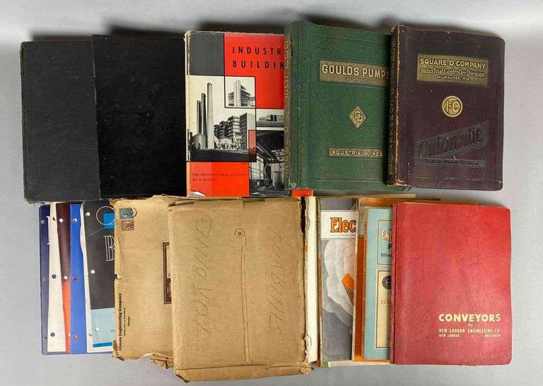 Group of Industrial Books and More - Matthew Bullock Auctioneers